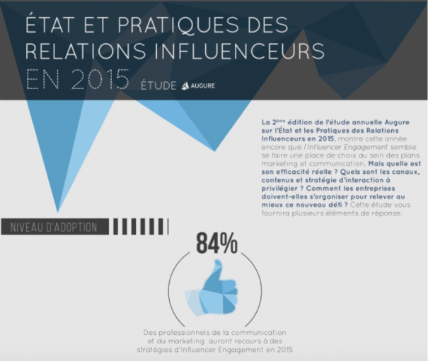Etat & Pratiques des relations Influenceurs 2015